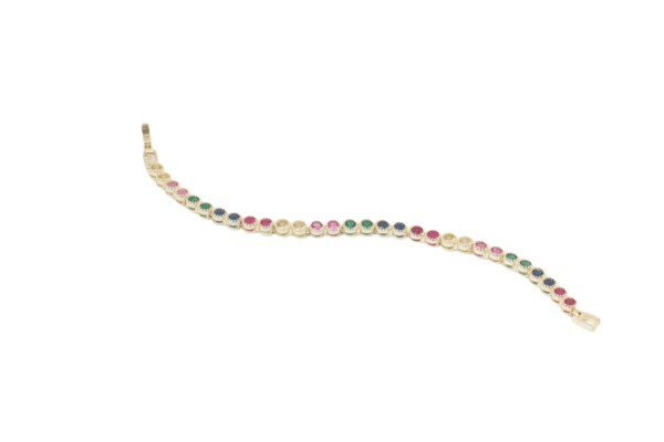 Tourmaline Rainbow Bracelet 10381 - 图片 4