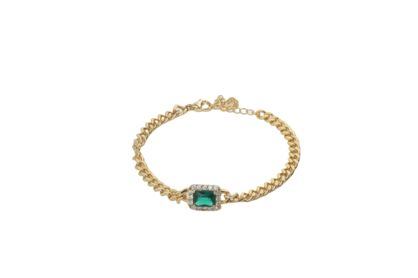 3 Carat Emerald Gemstone Bracelet 31769