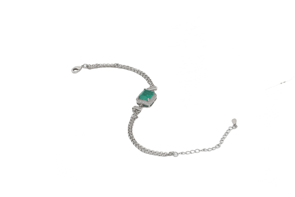 3 Carat Emerald Bracelet 07899 - 图片 4