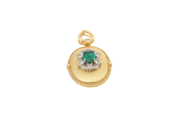 3 Carat Emerald Pendant 078104 - 图片 6