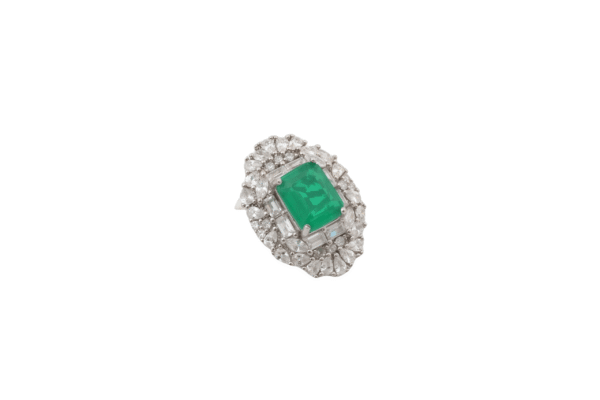 6 carat emerald earrings 06526 - 图片 3