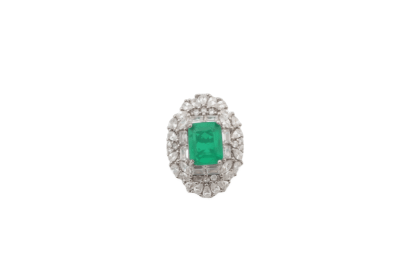 6 carat emerald earrings 06526