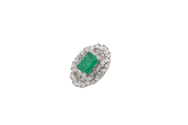 6 carat emerald earrings 06526 - 图片 2