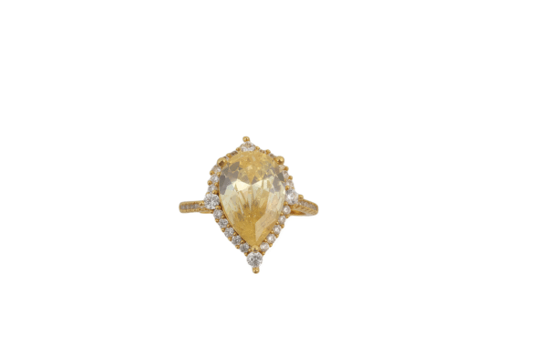 Plymire Canary Yellow Diamond Ring 31767 - 图片 2