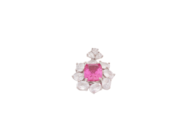 4 Carat Paparacha Pendant 07876 - 图片 4