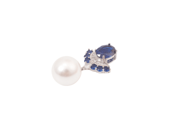 Sapphire Earrings 07850 - 图片 2