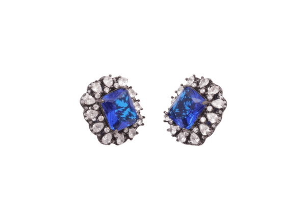 Sapphire Deluxe Stud Earrings 06521