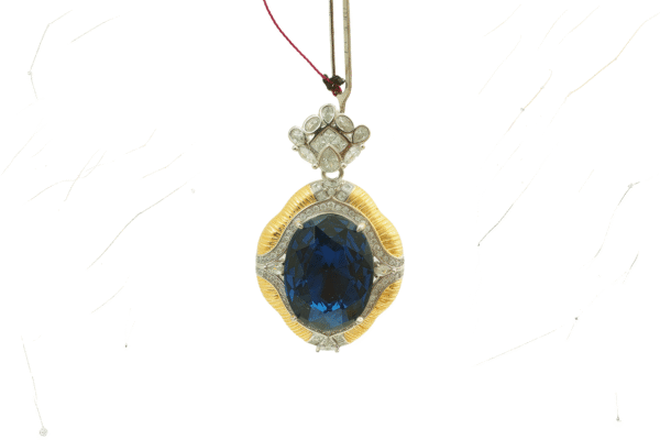 Sapphire Pendant 10366 - 图片 2