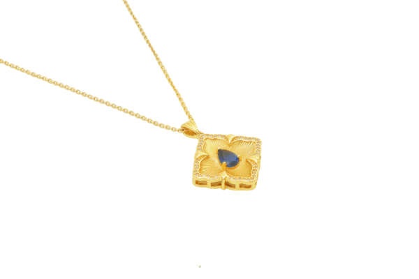 Sapphire necklace 078112 - 图片 4