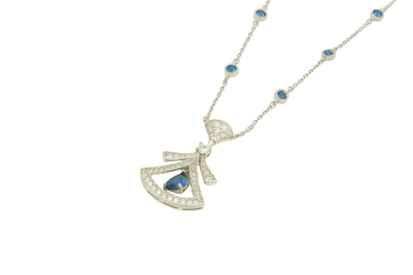 Sri Lanka Sapphire Pendant 317286 - 图片 4