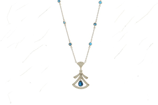 Sri Lanka Sapphire Pendant 317286 - 图片 6